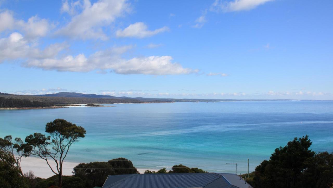 Sea Eagle Cottage Amazing Views Of Bay Of Fires Binalong Bay Eksteriør billede